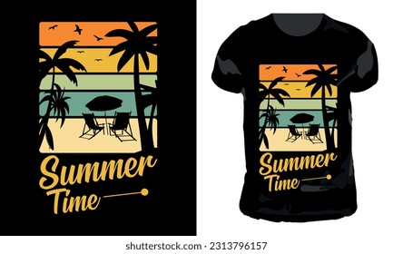 Summer T-shirt Design. Custom T-shirt Design.
