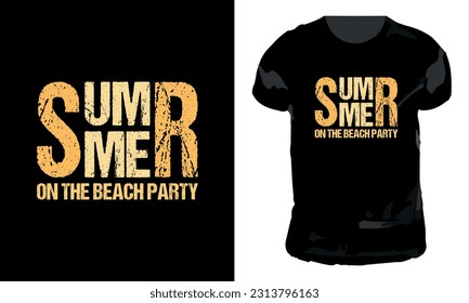 Diseño de camisetas de verano. Diseño de camisetas personalizadas.