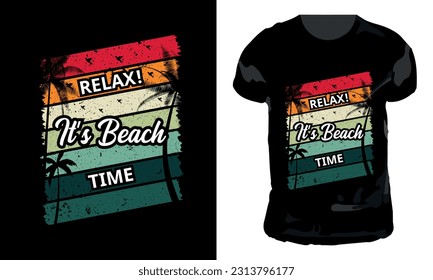 Summer T-shirt Design. Custom T-shirt Design.