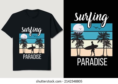 
Summer T-shirt Design Editable Vector 16