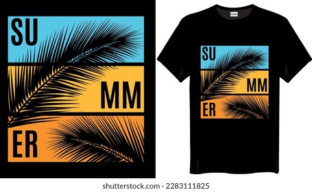 Summer T-Shirt Design Summer Graphic T-Shirts Design