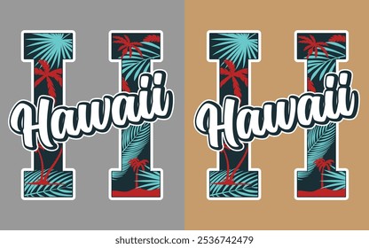 Summer t-shirt design (Hawaii edition)