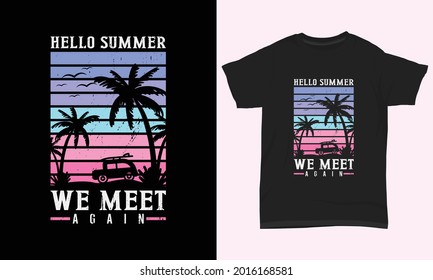 Summer T-shirt Design 