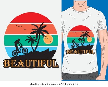 Summer T-Shirt Design,
Keep Running Summer t shirt design,
bicycle t-shirt design, 
running vector illustration,
