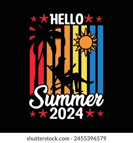 summer t-shirt design. palm trees silhouette t shirt design. t-shirt design vector for print. Beach Hawaii design vector illustration. quotes for t shirt
