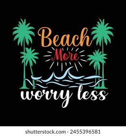 summer t-shirt design. palm trees silhouette t shirt design. t-shirt design vector for print. Beach Hawaii design vector illustration. quotes for t shirt