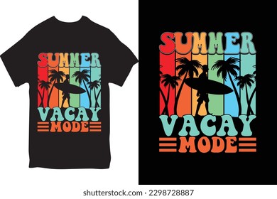 Summer T-shirt Design, Summer paradise, Surfing Paradise, Break The Waves, Sea Beach, California Beach, Santa Monica Beach, Enjoy Great Summer, T-shirt, Typography T-shirt Design