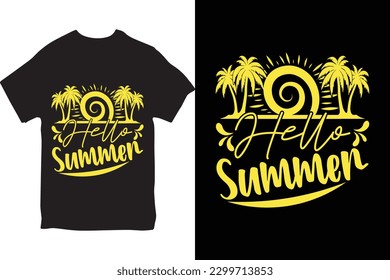 Summer T-shirt Design, Summer paradise, Surfing Paradise, Break The Waves, Sea Beach, California Beach, Santa Monica Beach, Enjoy Great Summer, T-shirt, Typography T-shirt Design