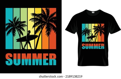 Summer T-shirt Design For POD