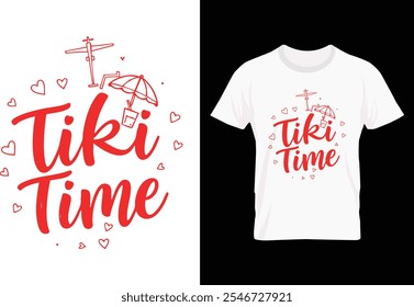 Summer T-shirt Design or Summer poster Design or Summer illustration