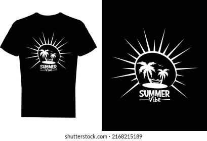 Summer T-Shirt Design, T-Shirt Design, Printing