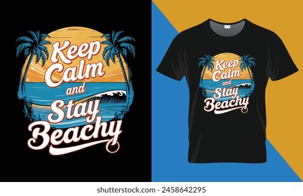 Summer T-shirt Design. Surfing Summer T-shirt Design.