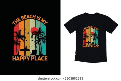 Summer t-shirt design, with tropical beach t-shirt design, Summer time hawaii beach t-shirt design,Vintage hawaii surfing label,
Hand painted watercolor summer lettering