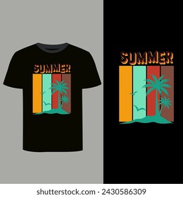 Summer t-shirt design using adobe illustrator and your best choices ...