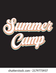 Summer T-Shirt Design or Vacation Shirts