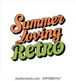 summer t-shirt design vector art illustrator