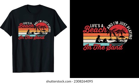 SUMMER T-SHIRT DESIGN VECTOR EPS 