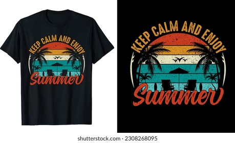 SUMMER T-SHIRT DESIGN VECTOR EPS 1