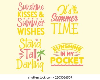 Summer t-shirt design vector file