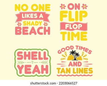 Summer T-Shirt Design Vektor Datei