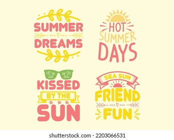 Summer t-shirt design vector file