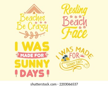 Summer t-shirt design vector file