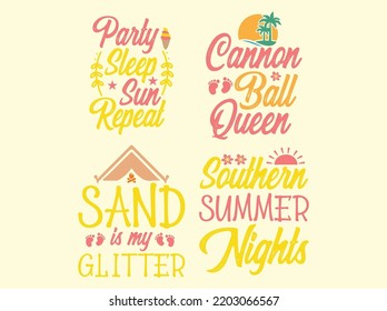 Summer t-shirt design vector file