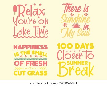 Summer t-shirt design vector file