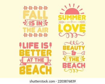 Summer t-shirt design vector file