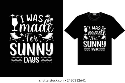 Summer t-shirt design vector file