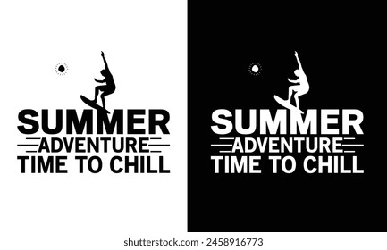 Summer T-shirt Design vector. Use for Tshirt, mugs, stickers, etc.