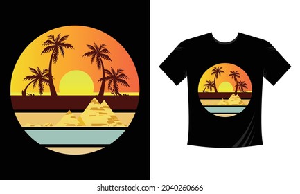 Summer T-shirt design, Summer Vibes T-shirt design