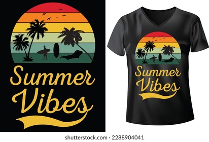DISEÑO DE LA CAMISETA EN VERANO, VIBOS DE VERANO