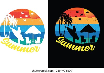 Summer T-Shirt Design, Summer Vibes