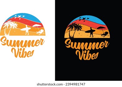 Summer T-Shirt Design, Summer Vibes