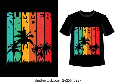 Summer T-Shirt Design, Vintage T-Shirt Design