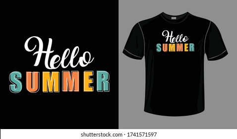 Summer t-shirt design-summer vector typography design-colorful tees design