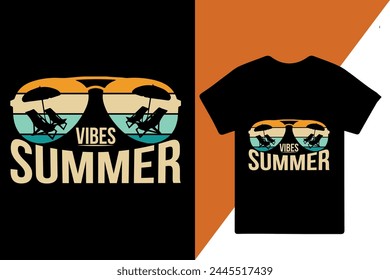The Summer T-shirt and Vector Design