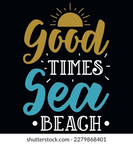 Summer typographic tshirt design vector design