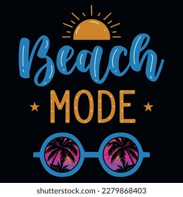 Summer typographic tshirt design vector design