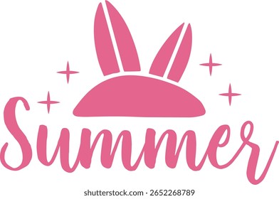 Sommer-Typografie ClipArt-Design auf einfarbigem, weißem, transparentem, isoliertem Hintergrund für Schild, Aufkleber, Karte, Hemd, Kapuze, Sweatshirt, Bekleidung, Tag, Becher, Symbol, Poster oder Abzeichen