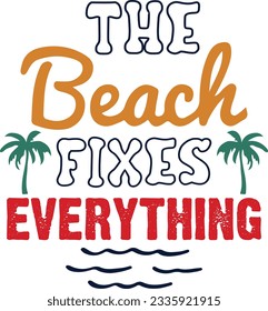 
Summer Typography Design. Printing For T shirt, Banner, Poster etc.