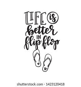 Summer typography poster. Conceptual handwritten phrase T shirt hand lettered calligraphic design. Inspirational vector