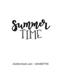 Summer typography poster. Conceptual handwritten phrase T shirt hand lettered calligraphic design. Inspirational vector