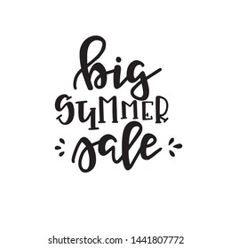 Summer typography poster. Conceptual handwritten phrase T shirt hand lettered calligraphic design. Inspirational vector