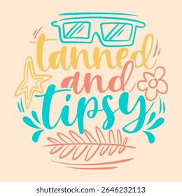Summer typography quotes, Summer lettering poster design, Vintage summer graphic with script text
