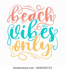Summer typography quotes, Summer lettering poster design, Vintage summer graphic with script text