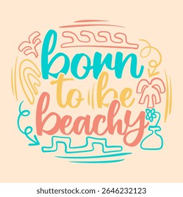Summer typography quotes, Summer lettering poster design, Vintage summer graphic with script text