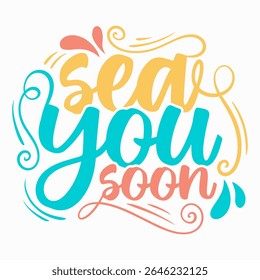 Summer typography quotes, Summer lettering poster design, Vintage summer graphic with script text