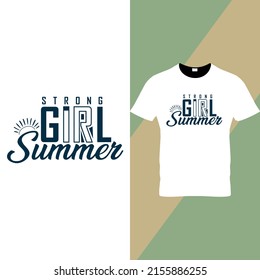 Summer Typography t shirt design 